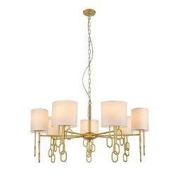 Подвесная люстра Indigo Amali 13026/7P Gold V000480