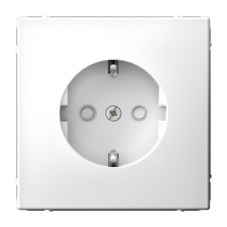 Розетка с заземлением со шторками, 16А, механизм, быстрозажим. клем. Systeme Electric ArtGallery Лотос GAL001345S