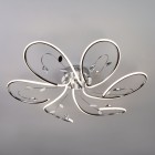 Потолочная светодиодная люстра Eurosvet Venzel 90082/6 хром Потолочная светодиодная люстра Eurosvet Venzel 90082/6 хром