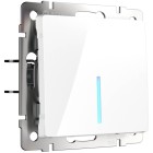 Выключатель одноклавишный с подсветкой Werkel белый W1110101 4690389155048 Выключатель одноклавишный с подсветкой Werkel белый W1110101 4690389155048