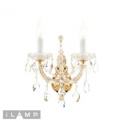 Бра iLamp Diamond W6071-2 GD+CL