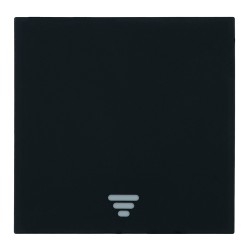 Выключатель 1-клавишный самовозвратный (механизм) Stekker Мия 250В 10А RSW10-3112-05 черный бархат 50574