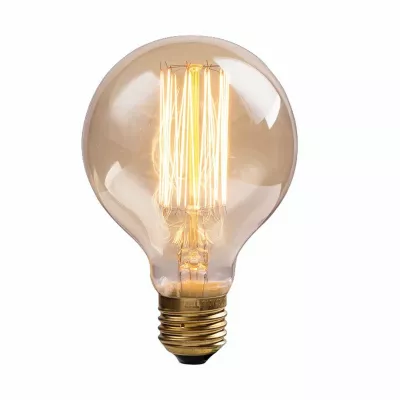 Лампа накаливания Lussole LOFT Е27 60W 2700K прозрачная GF-E-7125
