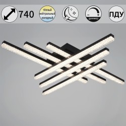 Потолочная люстра с пультом управления Reluce 79560-0.3-06 BK