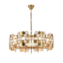 Подвесная люстра Indigo Delizia 12047/8P Brass V000572