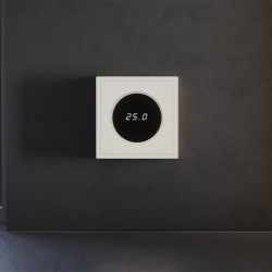 Терморегулятор электронный Voltum S70 с индикацией и датчиком, для теплого пола, (хлопок) VLS070113