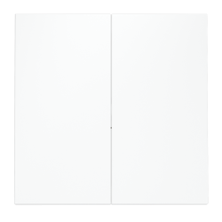 Клавиши для выключателя/переключателя двухклавишного Voltum S70 (белый матовый) VLS000302